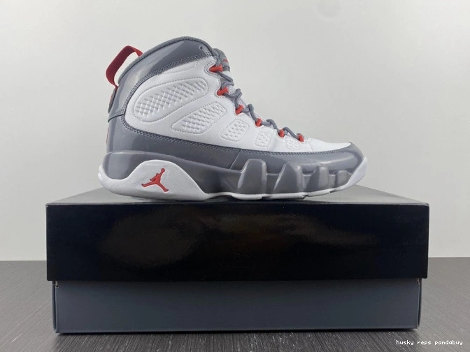 Rep Husky Jordan 9 Air Red CT8019-162 Fire 0626